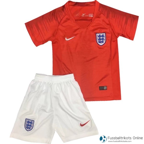 England Trikot Kinder Auswartss 2018 Rote Fussballtrikots Günstig